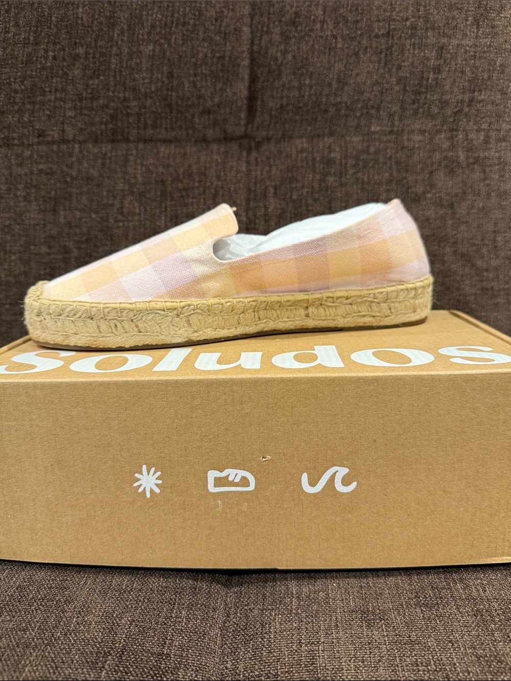 Soludos Woven Platform Smoking Slippers